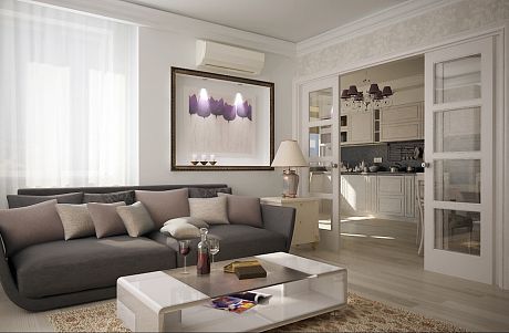 Дизайн-проект интерьера 2-х комнатной квартиры по ул.Московская